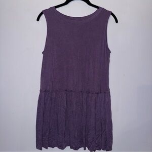 Zenana Premium Tunic Tank Top women’s size small purple